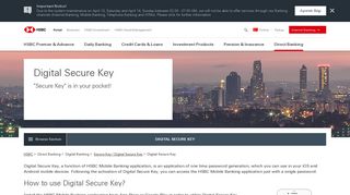 
                            2. Digital Secure Key | HSBC