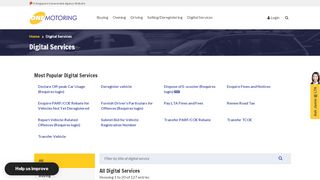 
                            10. Digital Services | One Motoring