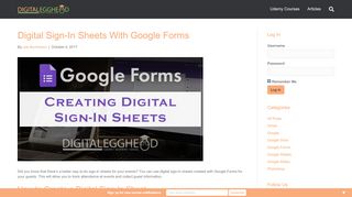 
                            12. Digital Sign-In Sheets With Google Forms - Digital Egghead