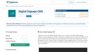 
                            12. Digital Signage CMS Reviews and Pricing - 2019 - Capterra
