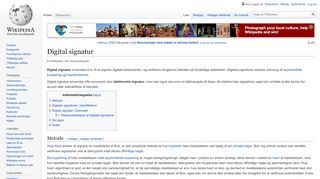 
                            2. Digital signatur - Wikipedia, den frie encyklopædi