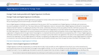 
                            7. Digital Signature Certificate for DGFT, DGFT DSC, DGFT Digital ...