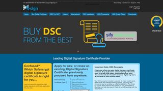 
                            1. Digital Signature Certificate Online, Sify Class 2 Class 3 DSC ...