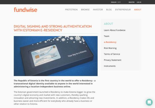 
                            9. Digital signing and strong authentication with Estonian e-Residency ...