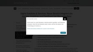 
                            10. Digital Solutions & Services: Neuer Bereich integriert alle digitalen ...