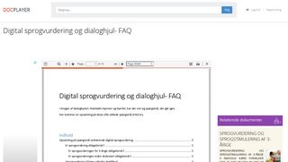 
                            10. Digital sprogvurdering og dialoghjul- FAQ - PDF
