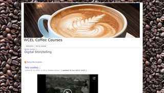 
                            11. Digital Storytelling - WCEL Coffee Courses - Google Sites