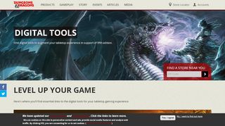 
                            1. Digital Tools | Dungeons & Dragons - D&D - Wizards of the Coast