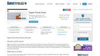 
                            8. Digital Trends Panel Ranking and Reviews - SurveyPolice
