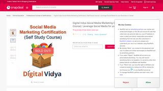 
                            12. Digital Vidya Social Media Marketing Certification (Self Study Course ...