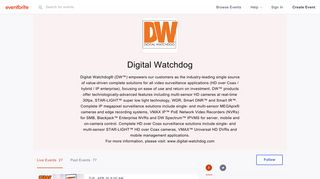 
                            10. Digital Watchdog Events | Eventbrite