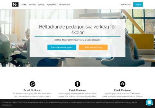 
                            2. Digitala läromedel och kunskapstjänster för skolor | NE.se