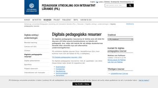 
                            9. Digitala pedagogiska resurser - Pedagogisk utveckling och ...