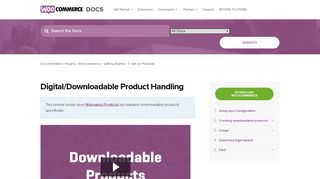 
                            8. Digital/Downloadable Product Handling - WooCommerce Docs