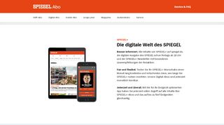 
                            7. Digitale Angebote aus dem SPIEGEL-Verlag - DER SPIEGEL im Abo