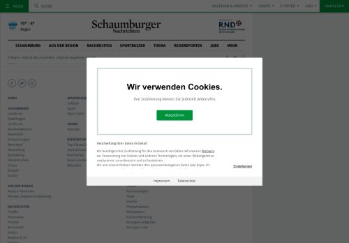 
                            4. Digitale Angebote der SN – www.SN-Online.de
