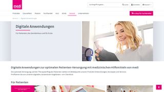 
                            10. Digitale Anwendungen für Patienten, Ärzte, Fachhandel | medi