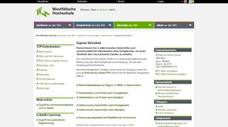 
                            3. Digitale Bibliothek: Westfälische Hochschule