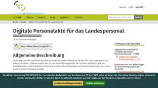 
                            11. Digitale Personalakte für das Landespersonal | Dienste nach ...