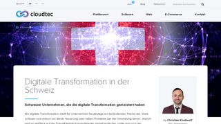 
                            9. Digitale Transformation in der Schweiz | cloudtec AG