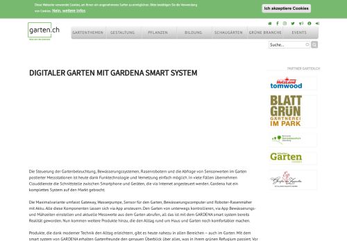 
                            11. digitaler Garten mit Gardena smart system | garten.ch
