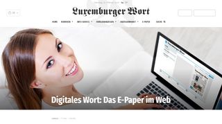 
                            5. Digitales Wort: Das E-Paper im Web - Luxemburger Wort
