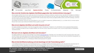 
                            3. Digitales Zertifikat | easy login
