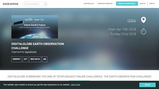 
                            9. DigitalGlobe Earth Observation Challenge - Hackathon in