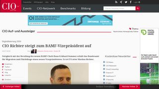 
                            12. Digitalisierung 2020: CIO Richter steigt zum BAMF-Vizepräsident auf ...