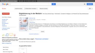 
                            10. Digitalisierung in der Medizin: Wie Gesundheits-Apps, Telemedizin, ...