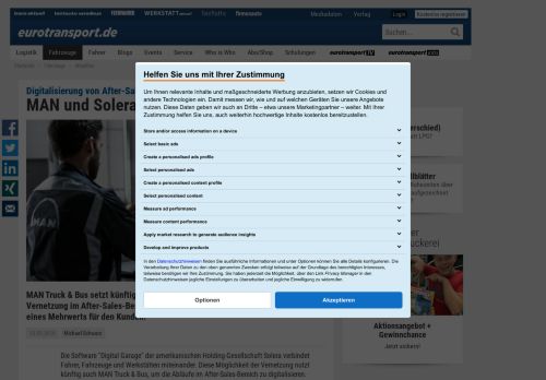 
                            13. Digitalisierung von After-Sales-Abläufen MAN und ... - Eurotransport