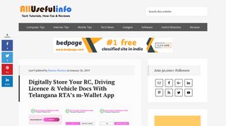 
                            12. Digitally Store Your Driving Licence With Telangana RTA's m-Wallet App