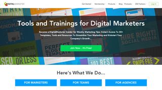 
                            4. DigitalMarketer | Marketing Tools & Training
