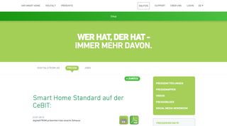 
                            10. digitalSTROM | Smart Home Standard auf der CeBIT: