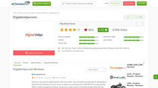 
                            9. DIGITALVIDYA.COM - Reviews | online | Ratings | Free - MouthShut.com