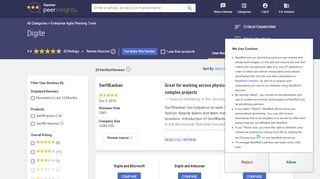 
                            11. Digite Enterprise Agile Planning Tools Reviews - Gartner