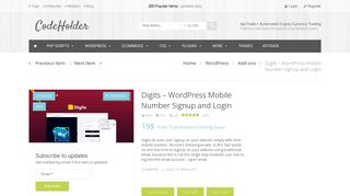
                            11. Digits - WordPress Mobile Number Signup and Login - CodeHolder.net