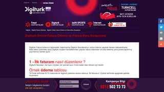 
                            10. Digiturk Online Fatura Ödeme ve Fatura Borç Sorgulama