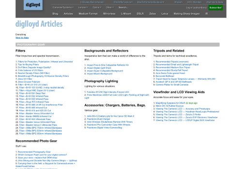 
                            3. diglloyd.com: About the User Account Page for diglloyd.com