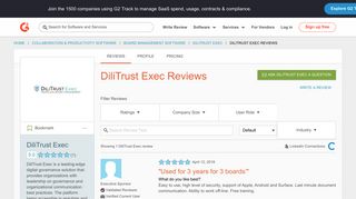 
                            7. DiliTrust Exec Reviews 2018 | G2 Crowd