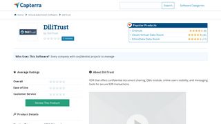 
                            12. DiliTrust Reviews and Pricing - 2019 - Capterra