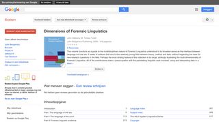 
                            11. Dimensions of Forensic Linguistics