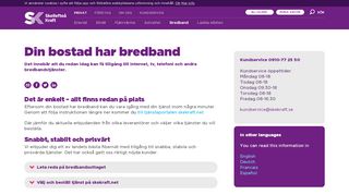 
                            4. Din bostad har bredband - Skellefteå Kraft