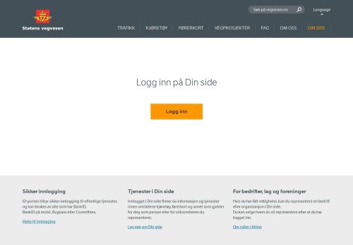 
                            1. Din side - Statens vegvesen