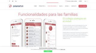 
                            6. Dinantia: Funcionalidades para las familias