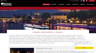 
                            7. Dîner croisière à Paris | Bateaux Mouches®