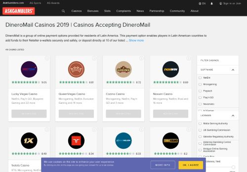 
                            13. DineroMail - Deposit Casino Methods - AskGamblers