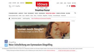 
                            9. Dingolfing: Neue Schulleitung am Gymnasium Dingolfing - Stadt ...