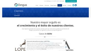 
                            2. Dingus Services| Clientes hoteleros