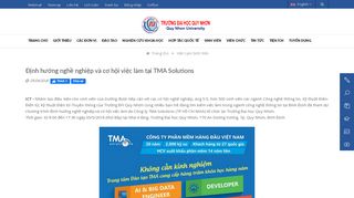 
                            6. Định hướng nghề nghiệp và cơ hội việc làm tại TMA Solutions